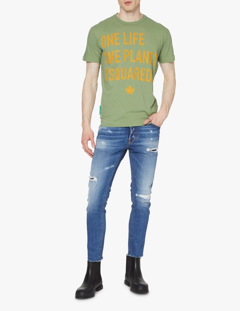 rinascente Dsquared2 Maglietta manica corta one life cool - verde