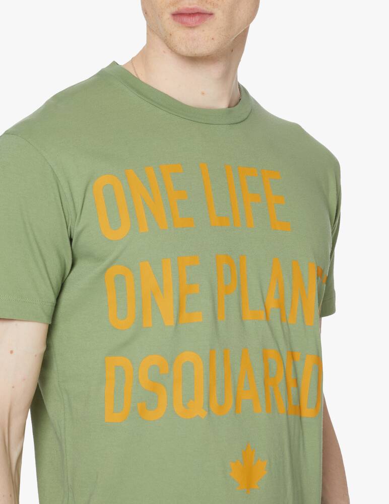 rinascente Dsquared2 Maglietta manica corta one life cool - verde