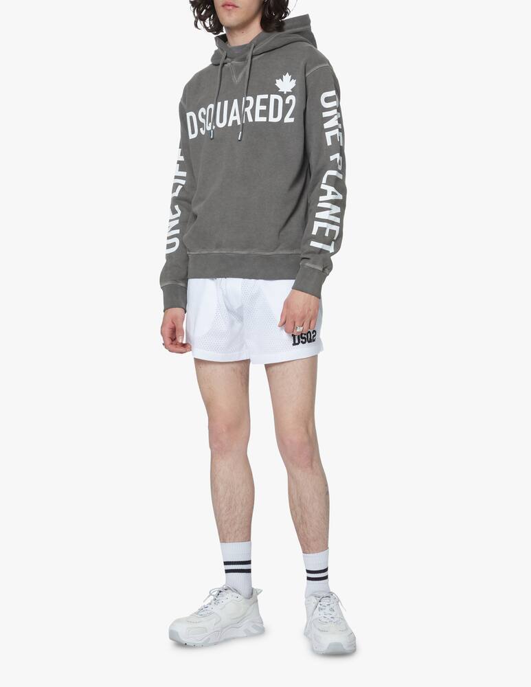 Dsquared2 Felpa con cappuccio one life cool - grigio - immagine 2 Dsquared2 Felpa con cappuccio one life cool - grigio - immagine 2