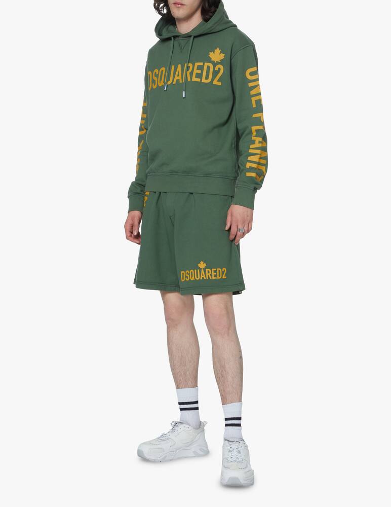 rinascente Dsquared2 One life cool hoodie - green