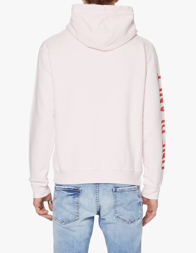 rinascente Dsquared2 Felpa con cappuccio smiley hoodie - rosa