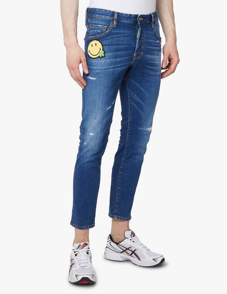 rinascente Dsquared2 Smiley skater jeans - blue