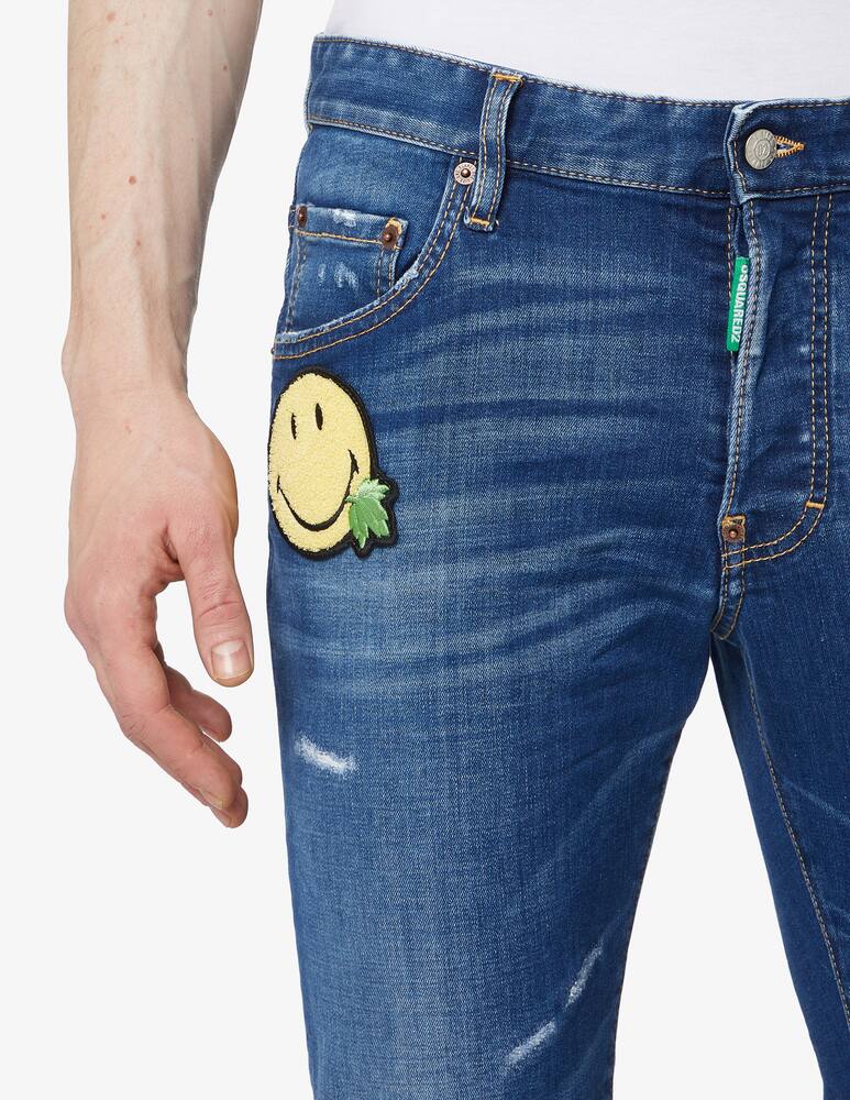 rinascente Dsquared2 Smiley skater jeans - blue