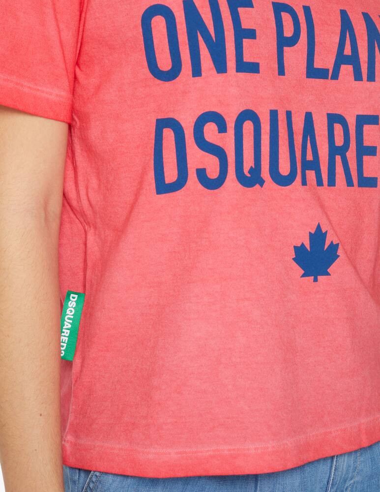 rinascente Dsquared2 Cotton onelife planet t-shirt - red