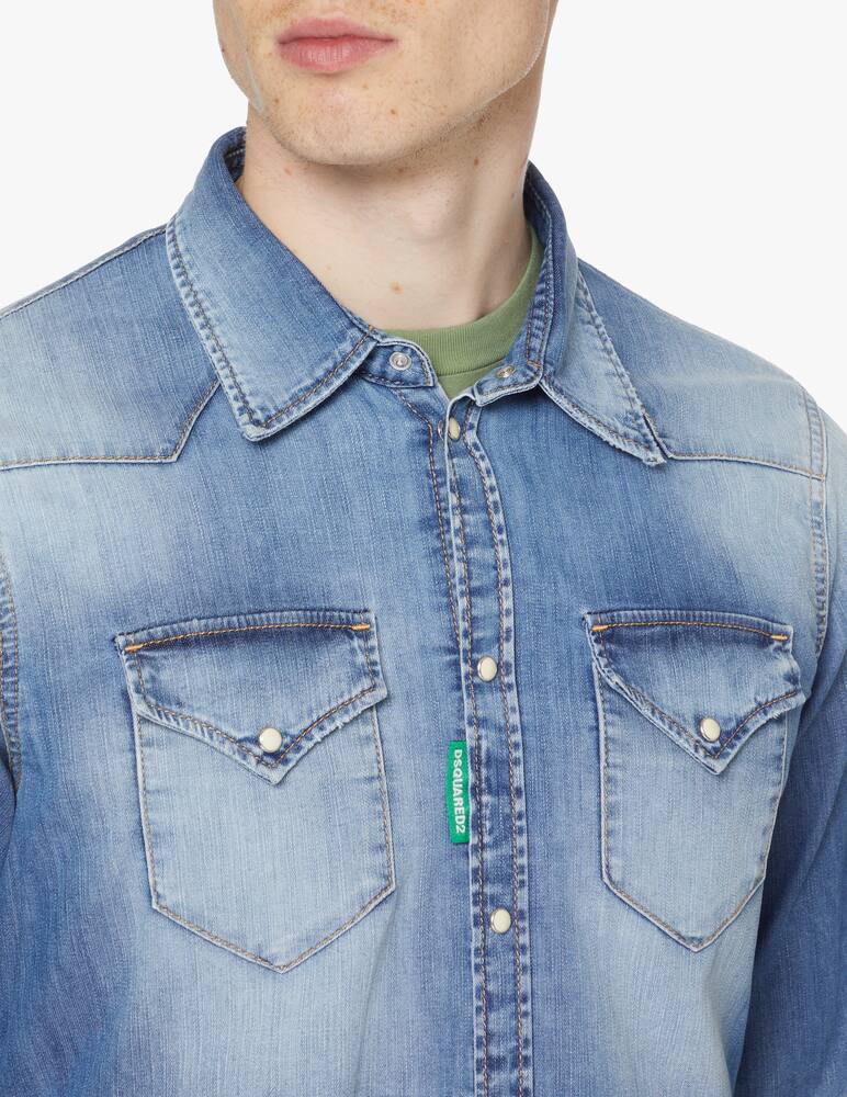 rinascente Dsquared2 West long sleeve shirt - blue