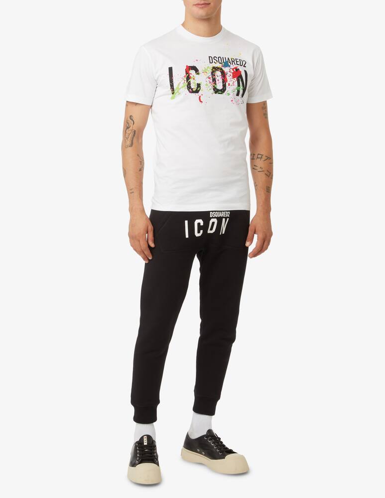 rinascente Dsquared2 Icon splatter t-shirt - White