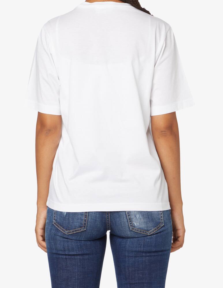 Dsquared2 T-shirt in cotone - Bianco - immagine 3 Dsquared2 T-shirt in cotone - Bianco - immagine 3