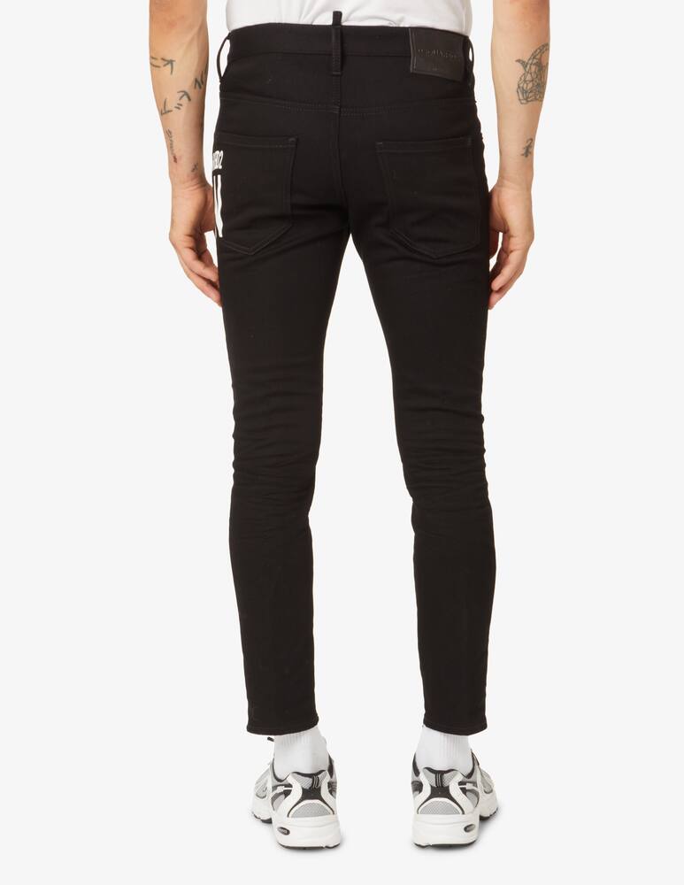rinascente Dsquared2 S-icon skater denim - Black