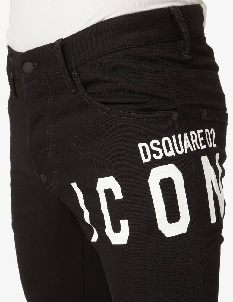 rinascente Dsquared2 S-icon skater denim - Black