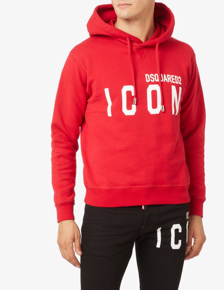 Dsquared2 Felpa con cappuccio icon - Rosso - immagine 1 Dsquared2 Felpa con cappuccio icon - Rosso - immagine 1