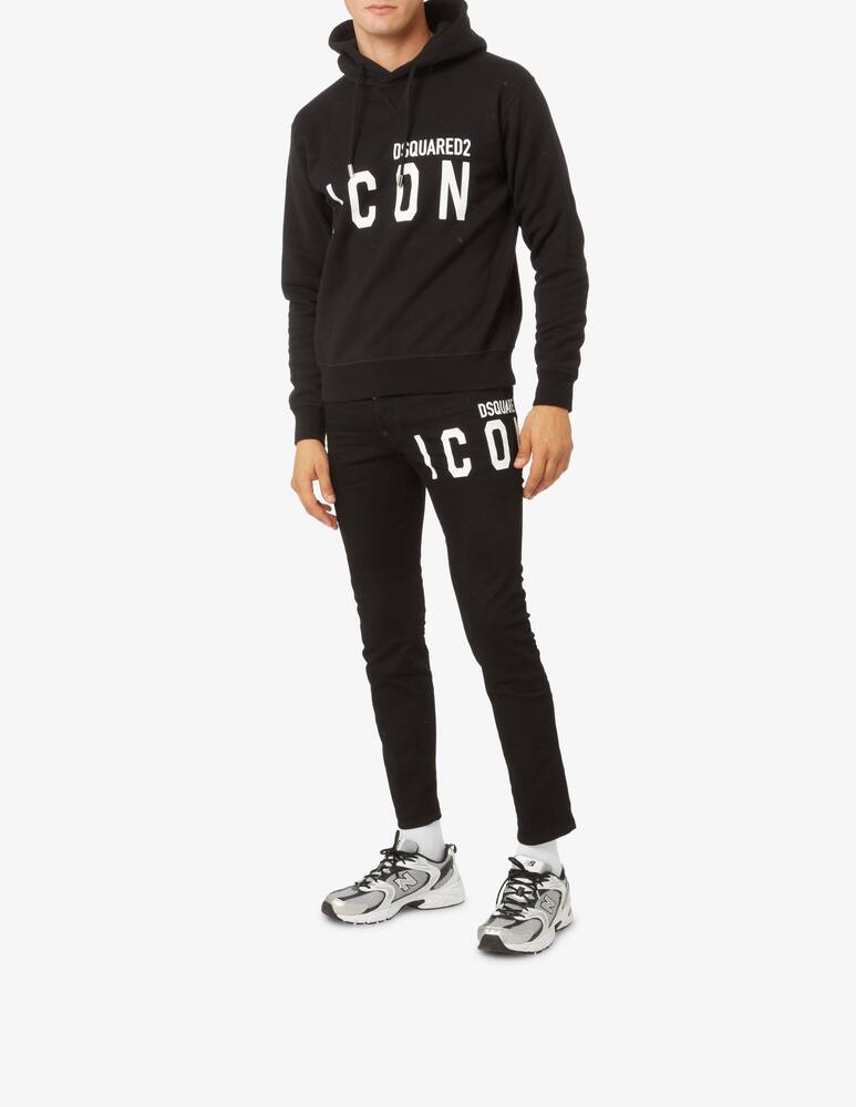 rinascente Dsquared2 Felpa con cappuccio icon - Nero