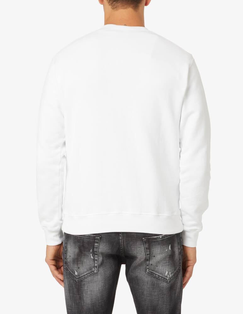 rinascente Dsquared2 Icon roundneck sweatshirt - White