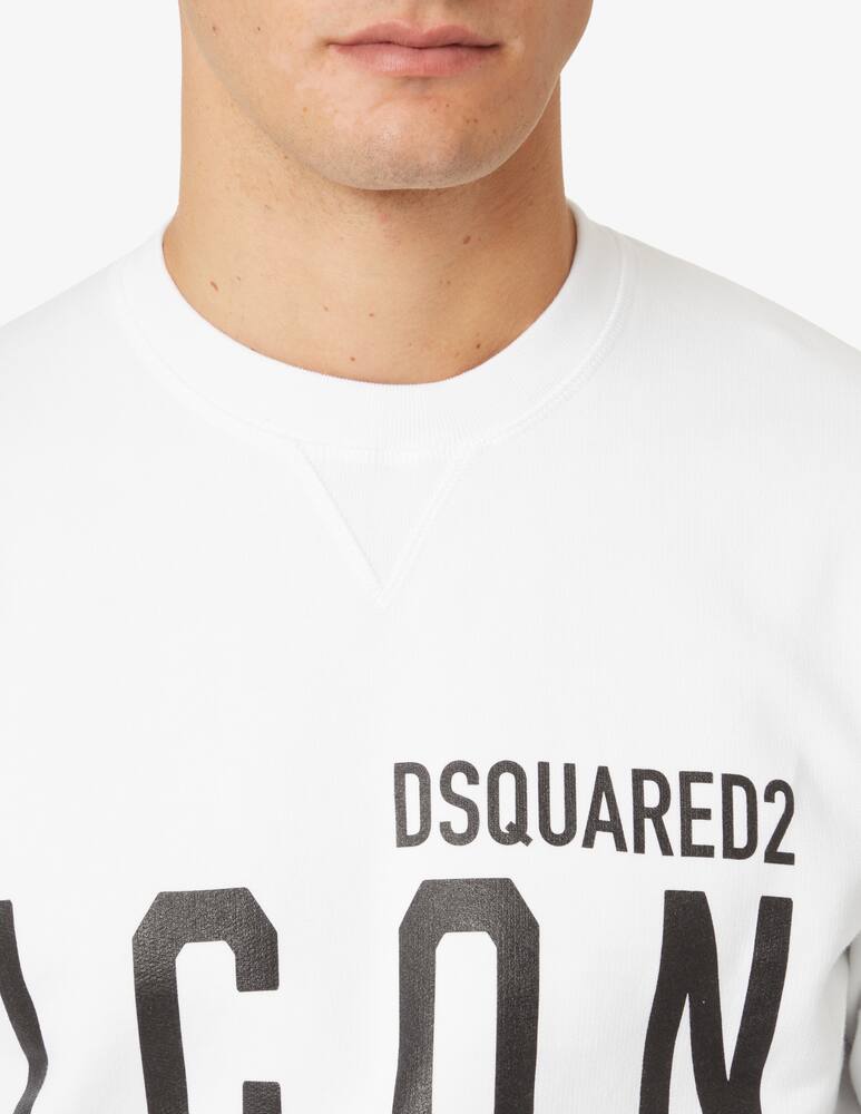 rinascente Dsquared2 Icon roundneck sweatshirt - White