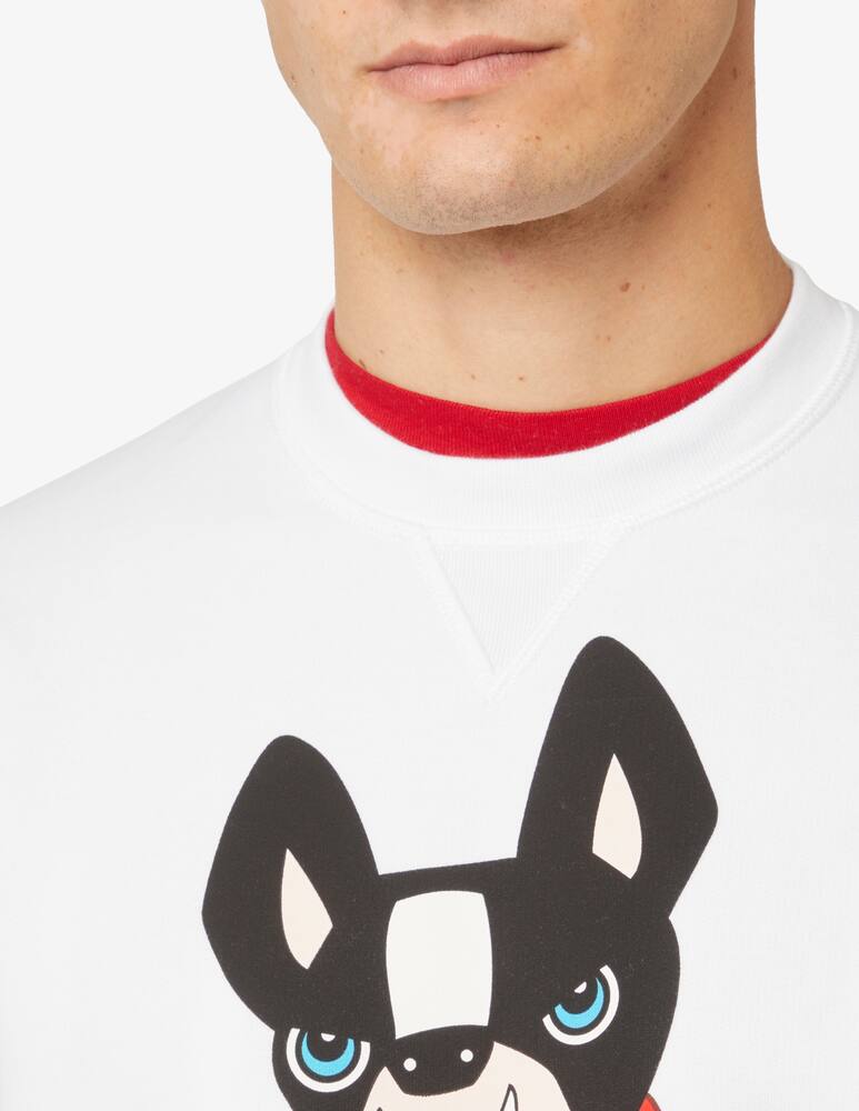 rinascente Dsquared2 Red ciro roundneck sweater - White