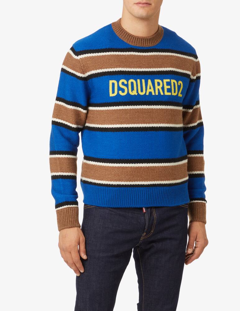 rinascente Dsquared2 Stripes d2 sweater - Multicolor