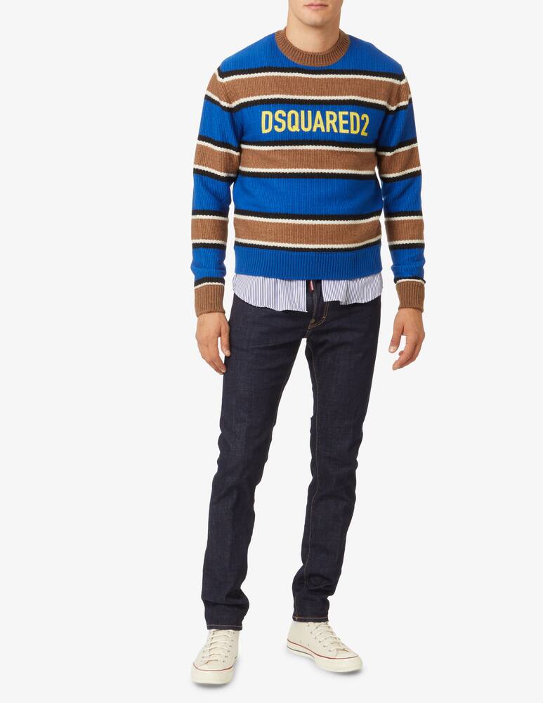 rinascente Dsquared2 Stripes d2 sweater - Multicolor