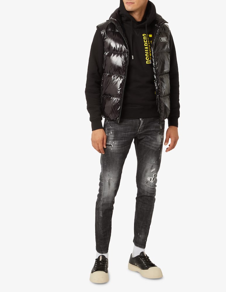 rinascente Dsquared2 V-icon hoodie - Black