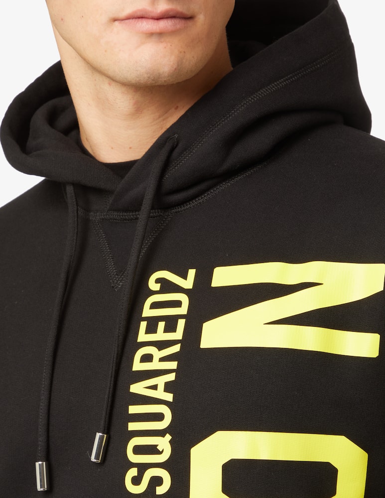 rinascente Dsquared2 V-icon hoodie - Black