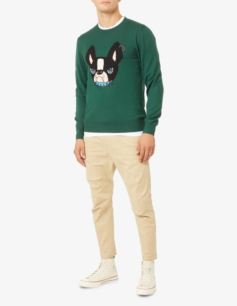 rinascente Dsquared2 Maglia girocollo spiky hilde - Verde