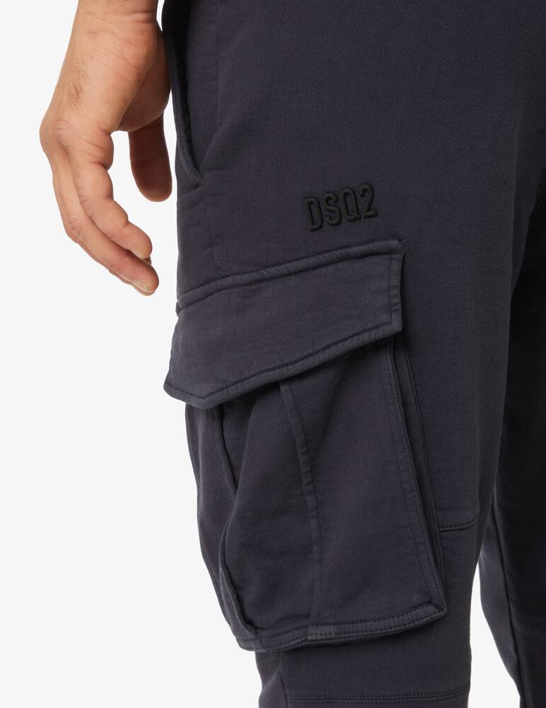 rinascente Dsquared2 Pantaloni mini dsq2 cargo jogger - Nero