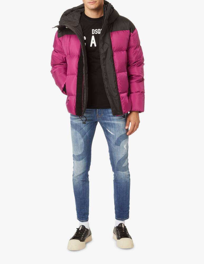 rinascente Dsquared2 Dsquared2 hooded puffer jacket jacket - Multicolor