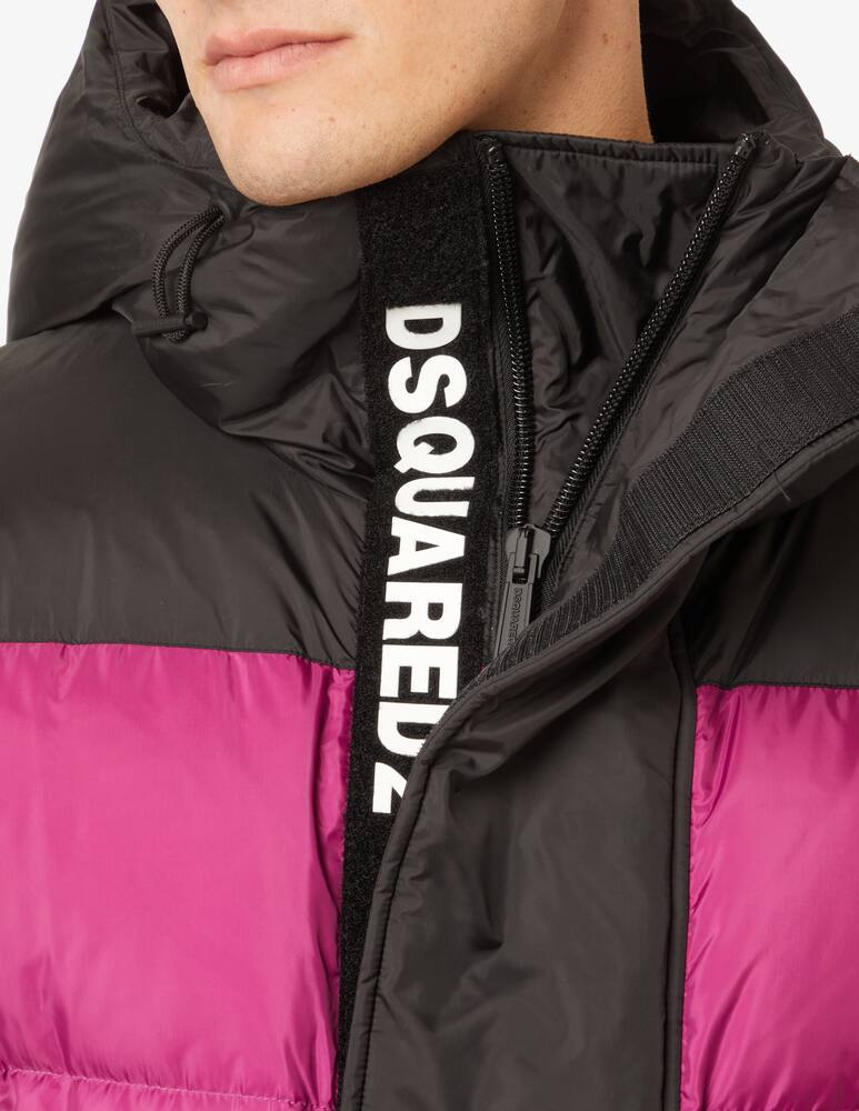 rinascente Dsquared2 Dsquared2 hooded puffer jacket jacket - Multicolor