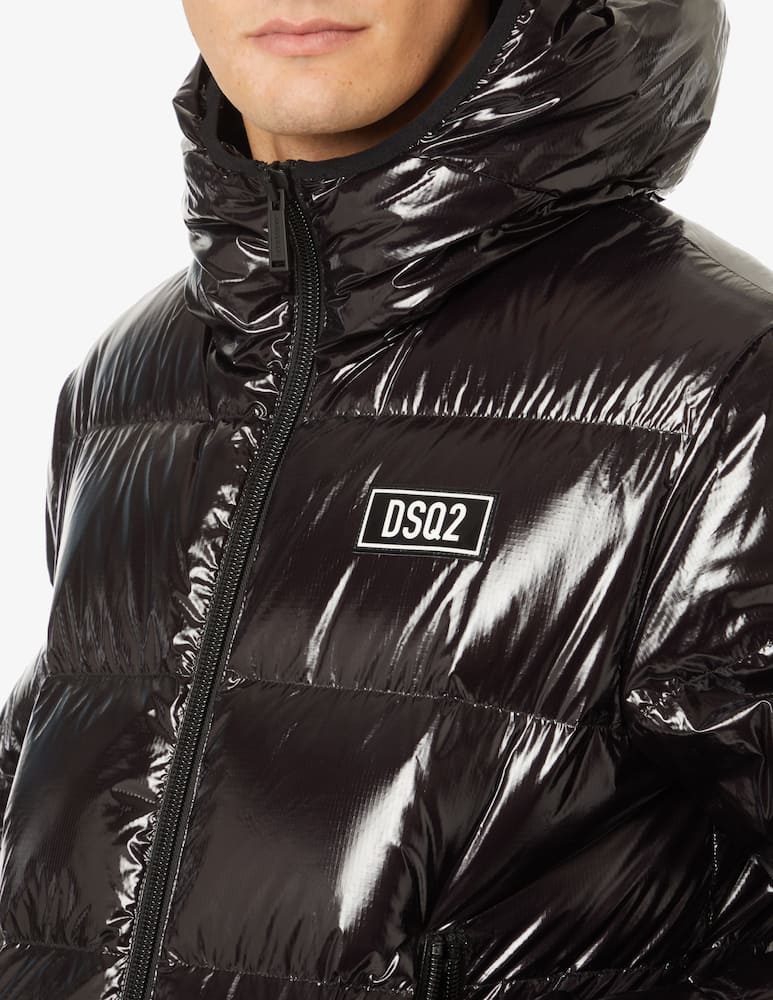 rinascente Dsquared2 Giacca imbottita con cappuccio - Nero