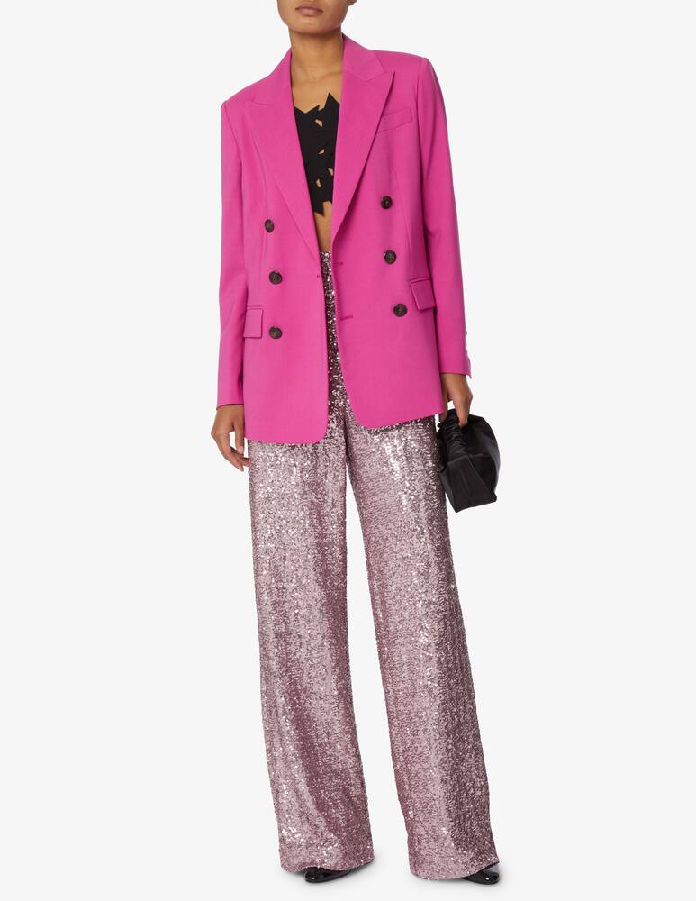 rinascente Dsquared2 Blazer jacket in wool blend - Pink