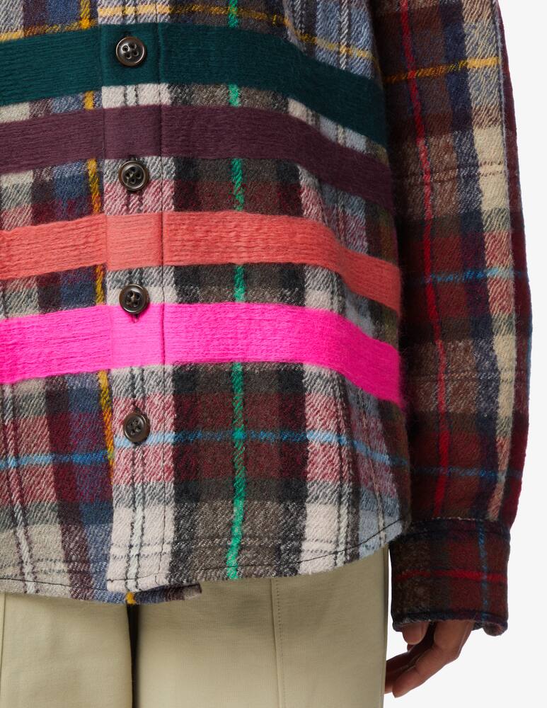 rinascente Dsquared2 Check print wool shirt - Multi