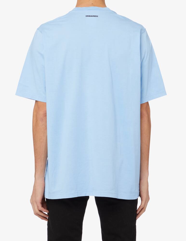 rinascente Dsquared2 Gtfo slouch t-shirt - Light blue