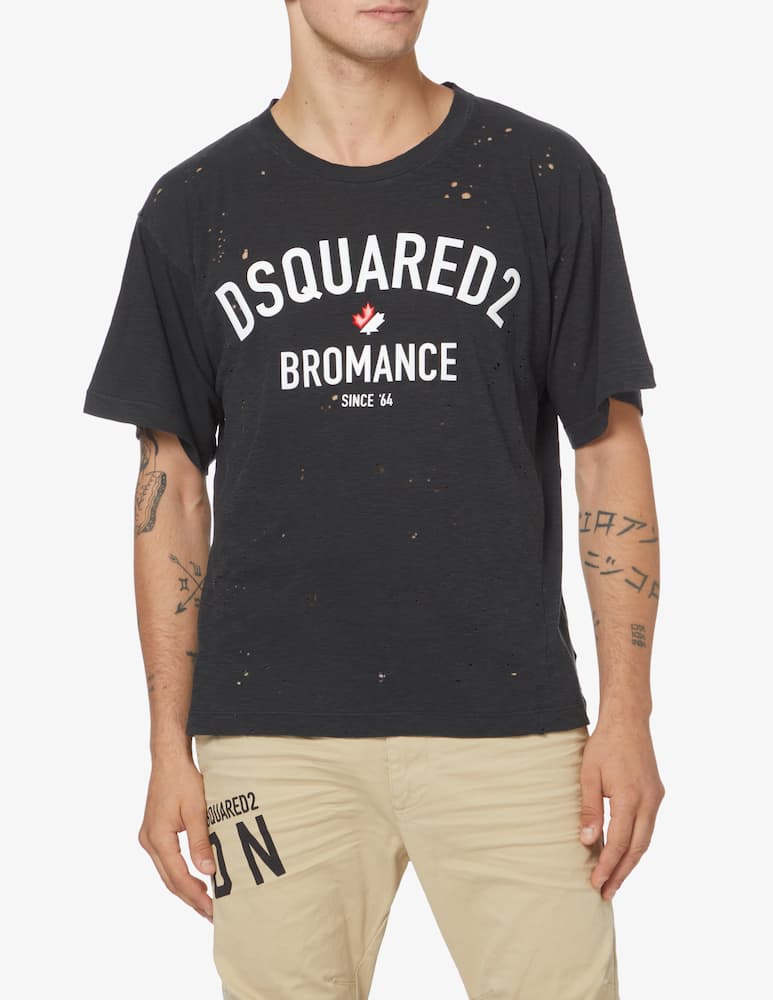 Dsquared2 Maglietta metal graffiti - Nero - immagine 1 Dsquared2 Maglietta metal graffiti - Nero - immagine 1
