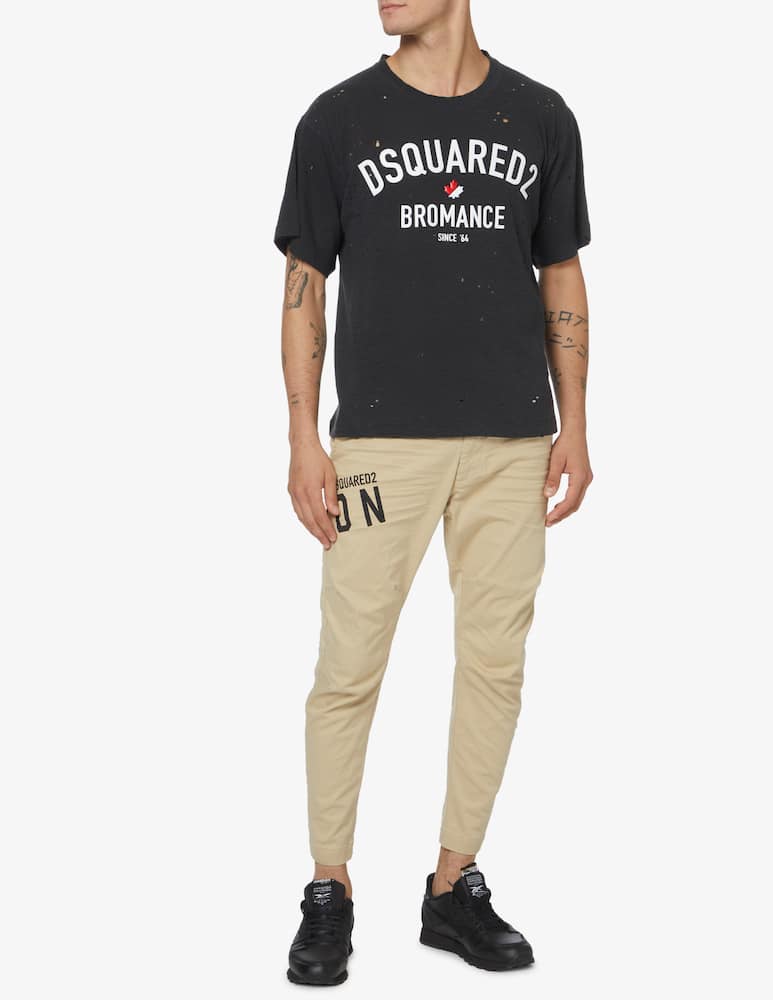 Dsquared2 Maglietta metal graffiti - Nero - immagine 2 Dsquared2 Maglietta metal graffiti - Nero - immagine 2