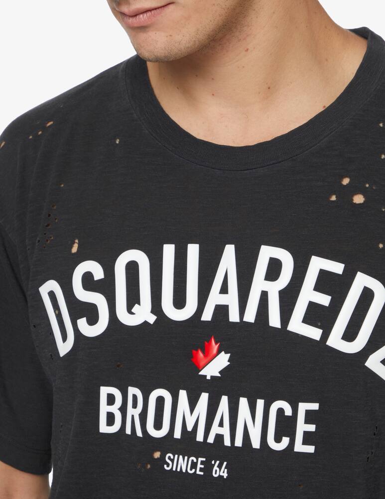 rinascente Dsquared2 Maglietta metal graffiti - Nero