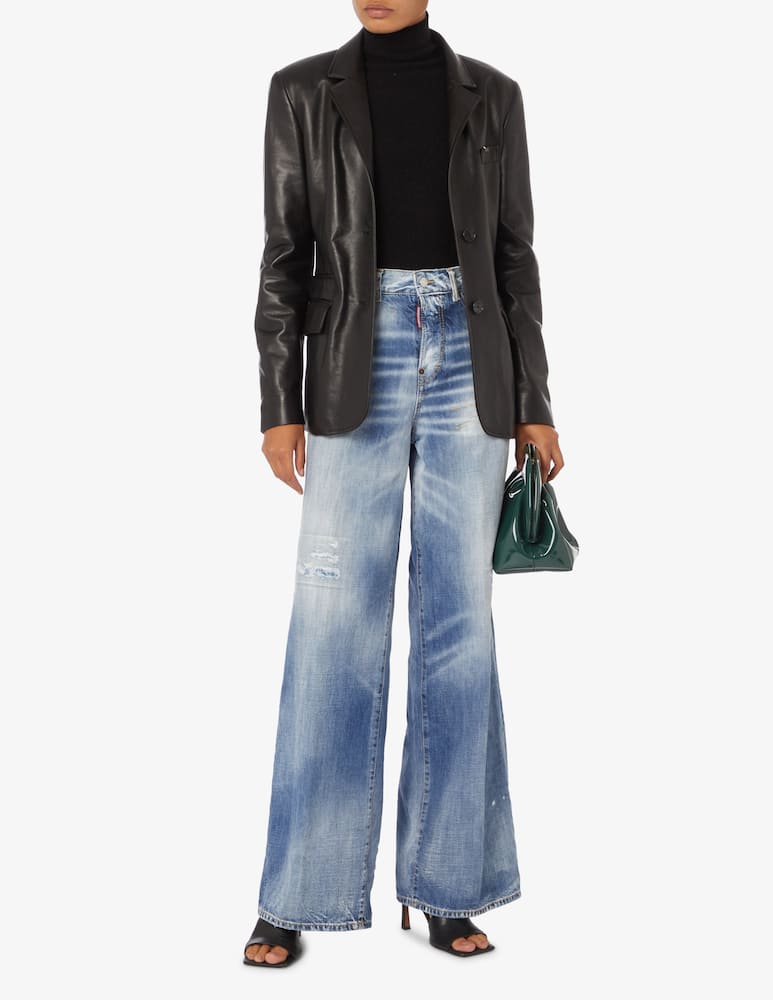 rinascente Dsquared2 Wide leg jeans - Blue