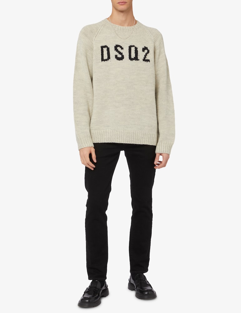 rinascente Dsquared2 D2 logo pullover - Beige