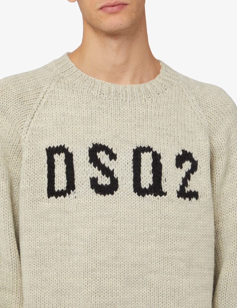rinascente Dsquared2 D2 logo pullover - Beige