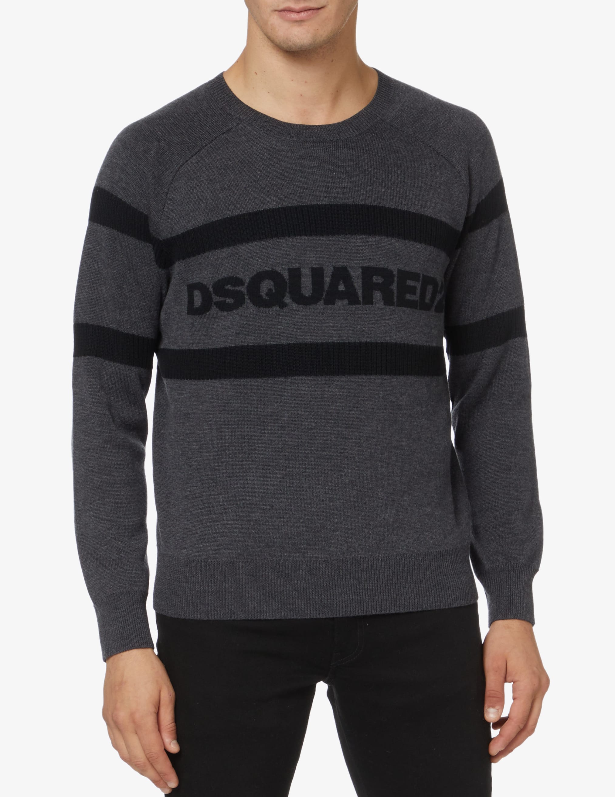 Dsquared2 T-shirt girocollo con logo frontale DQ0550-D00MV