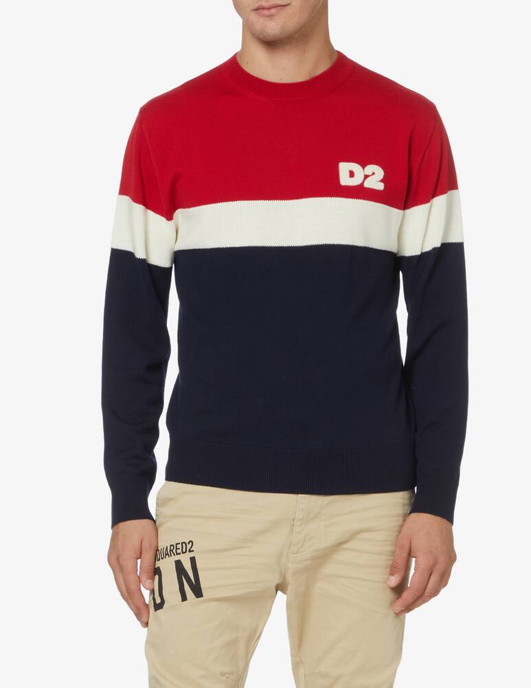 rinascente Dsquared2 Maglia girocollo d2 ski - Blu