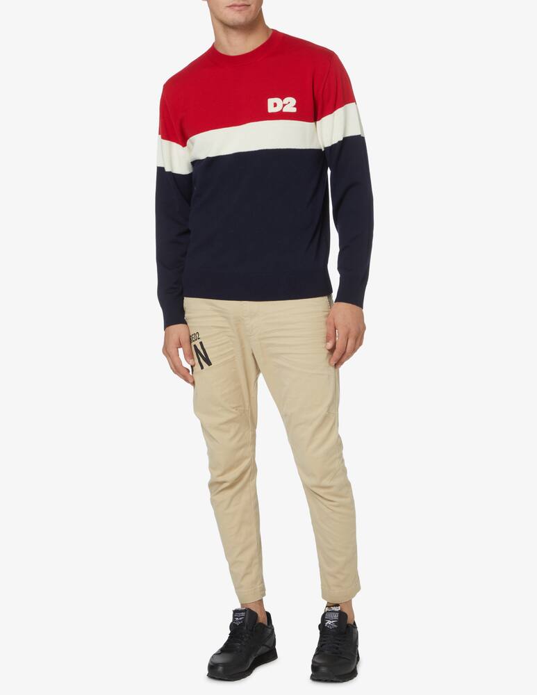 rinascente Dsquared2 Maglia girocollo d2 ski - Blu