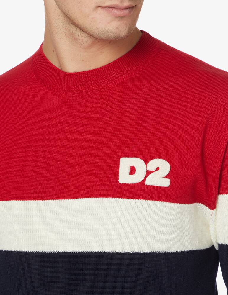 rinascente Dsquared2 Maglia girocollo d2 ski - Blu