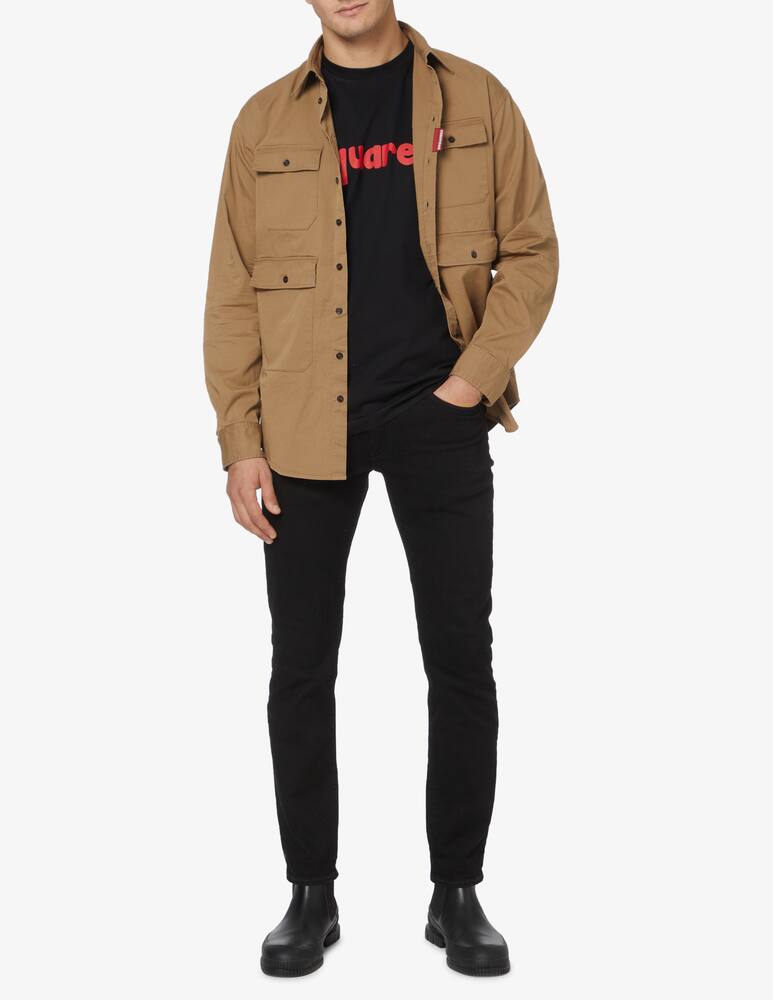 rinascente Dsquared2 Maglietta d2 cartoon cigar  - Nero