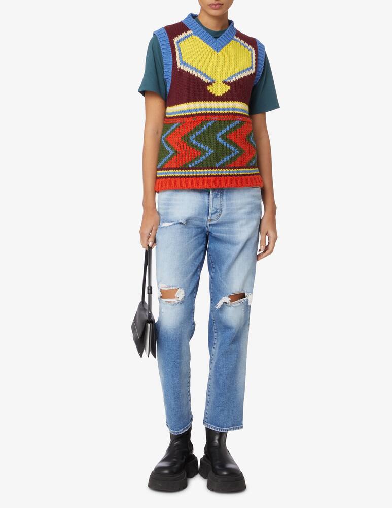Dsquared2 Gilet in lana - Multicolor - immagine 2 Dsquared2 Gilet in lana - Multicolor - immagine 2