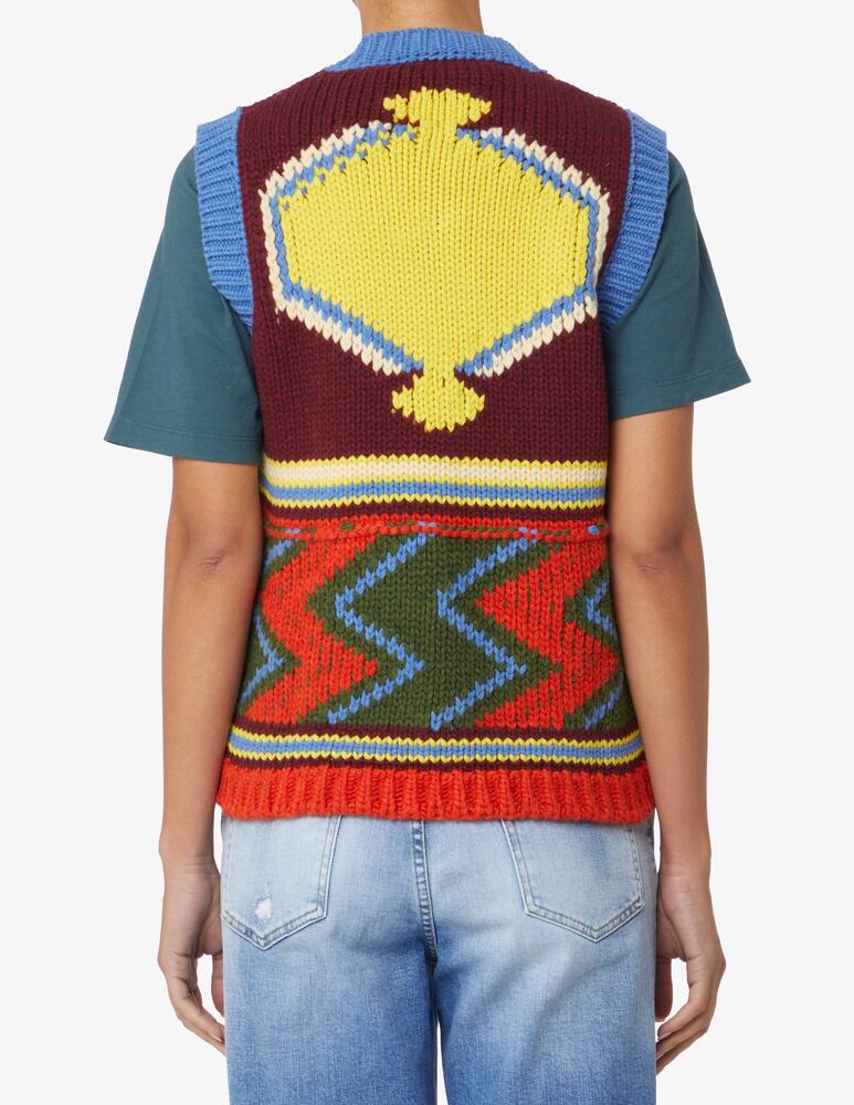 Dsquared2 Gilet in lana - Multicolor - immagine 3 Dsquared2 Gilet in lana - Multicolor - immagine 3