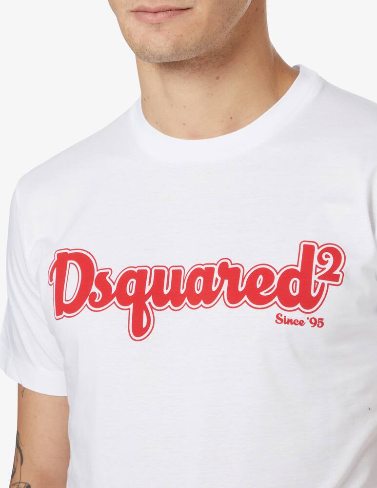 rinascente Dsquared2 Maglietta con logo - Bianco