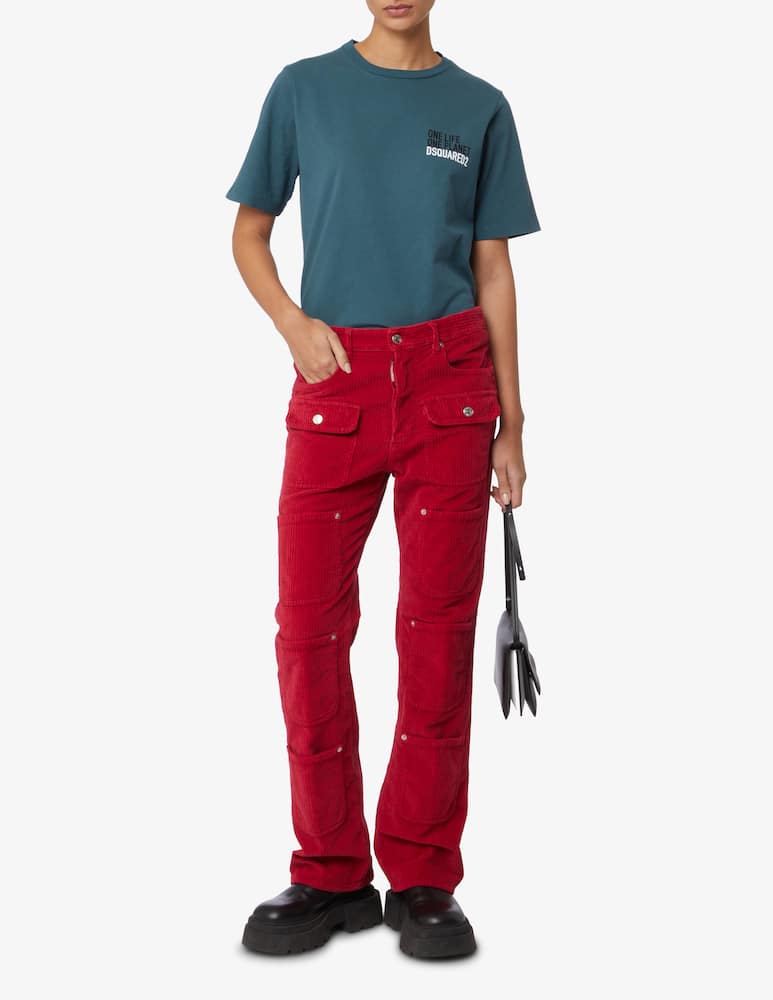 rinascente Dsquared2 T-shirt in cotone - Blu