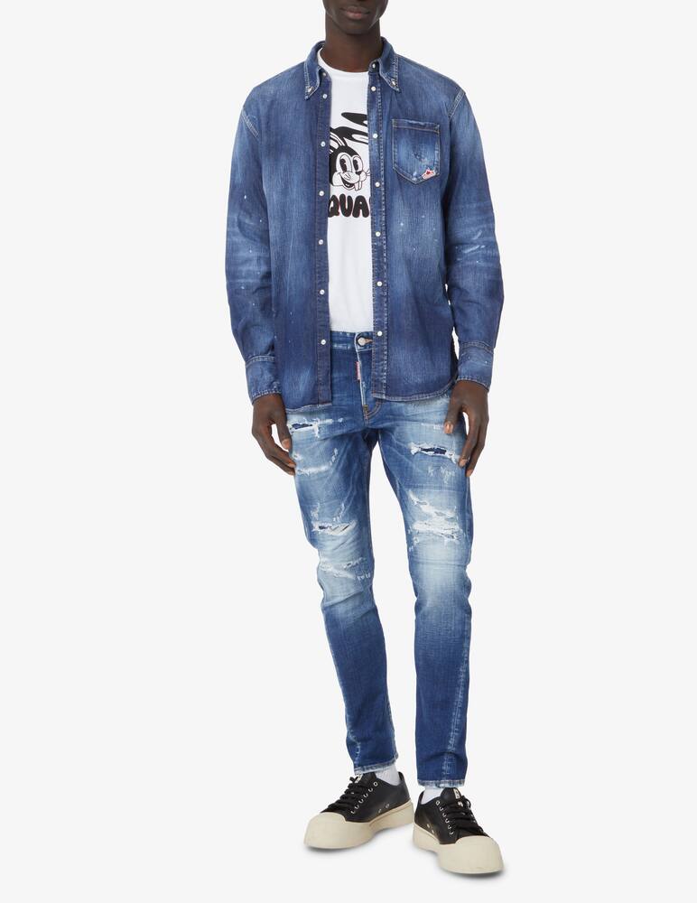 rinascente Dsquared2 Western denim shirt