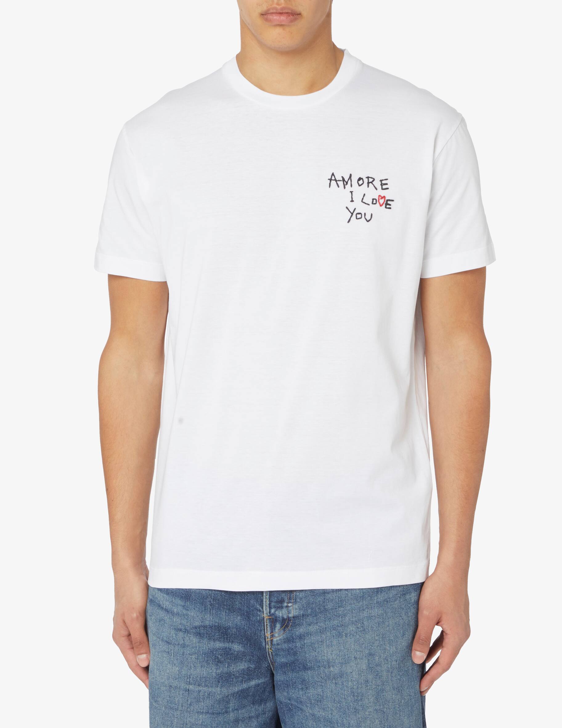 【DSQUARED2】 AMORE I LOVE YOU ステッチ ロゴ T シャツ Shop Dsquared2 Amore i love you t-shirt on Rinascente