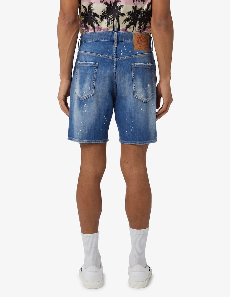 rinascente Dsquared2 Pantaloni corti marine denim 