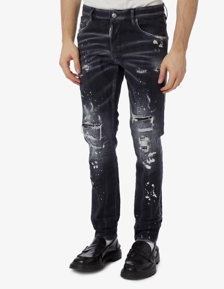 rinascente Dsquared2 Skater logo denim 