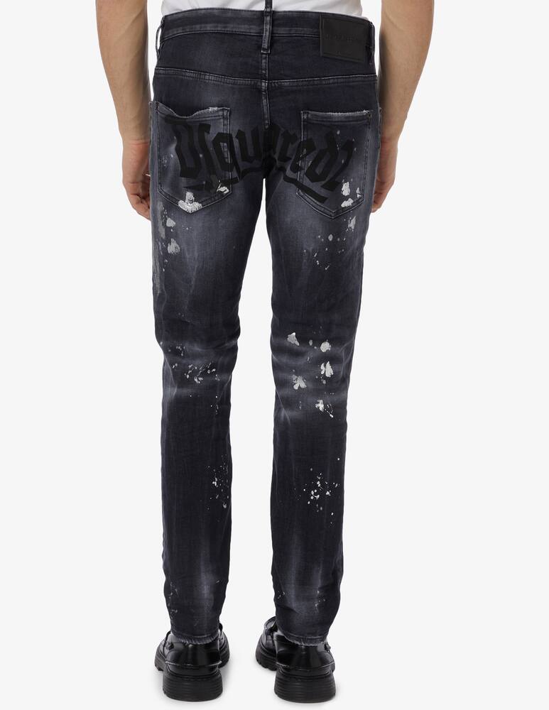 rinascente Dsquared2 Skater logo denim 